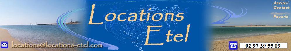 Présentation de nos locations de vacances en Bretagne sur Etel loc